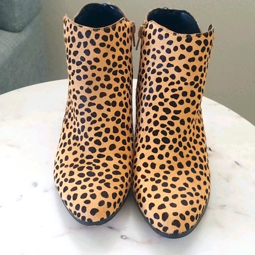 Sole society cowfur booties